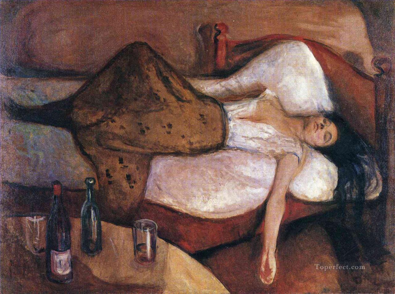 the day after 1895 Edvard Munch Oil Paintings